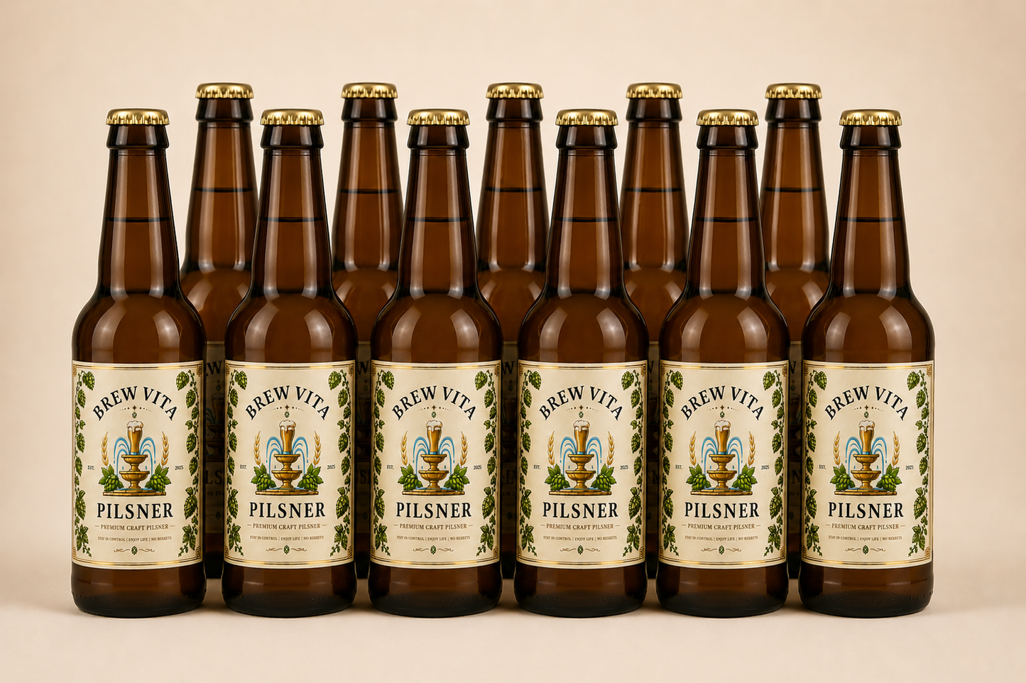 Brew Vita's 4.5% Craft Beer 12 Pack