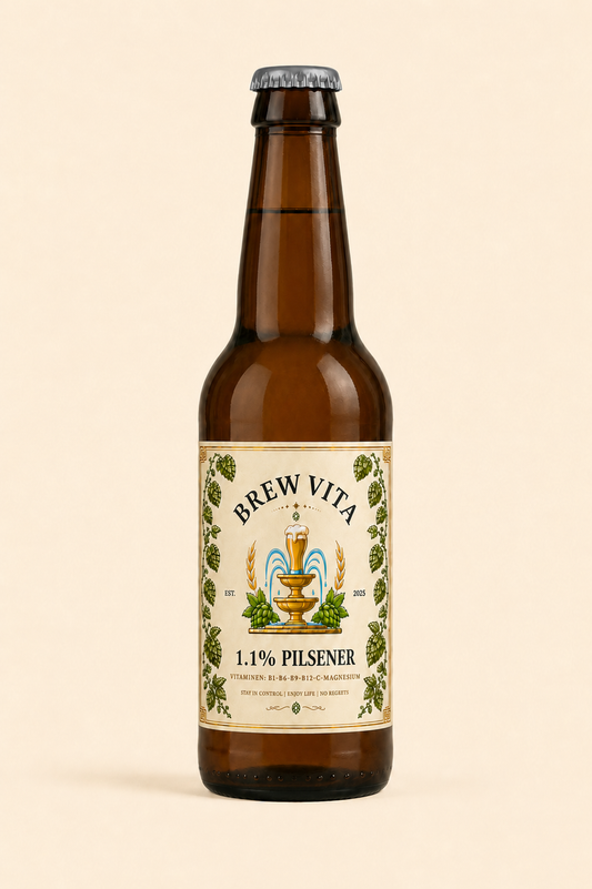 Brew Vita's 1.1% Vitamine Pilsener 12 Pack