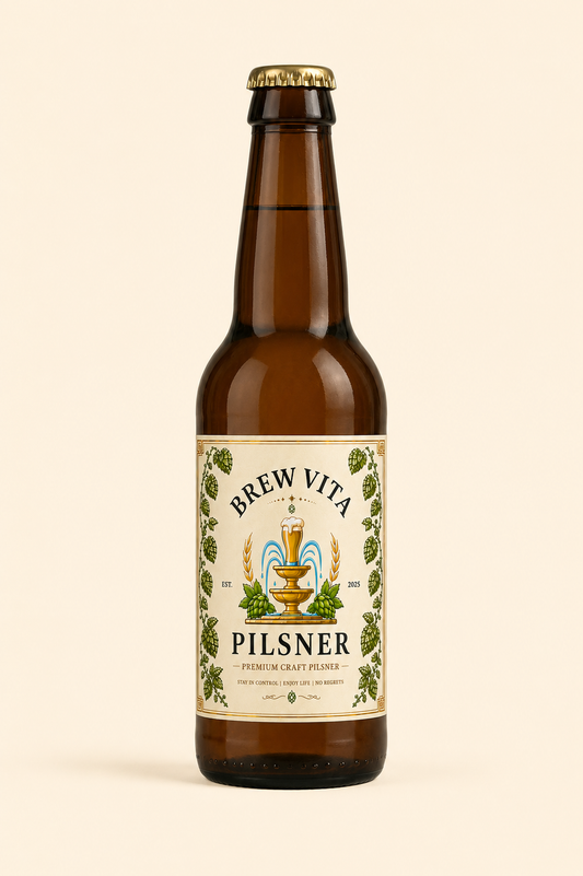 Brew Vita's 4.5% Pilsener 12 Pack