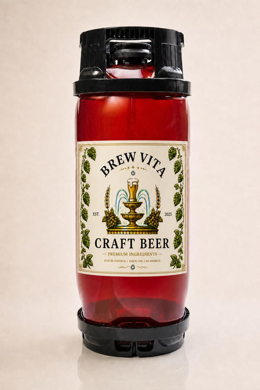 Fust van 20 liter Brew Vita 4.6% Craft Beer voor horeca en evenementen