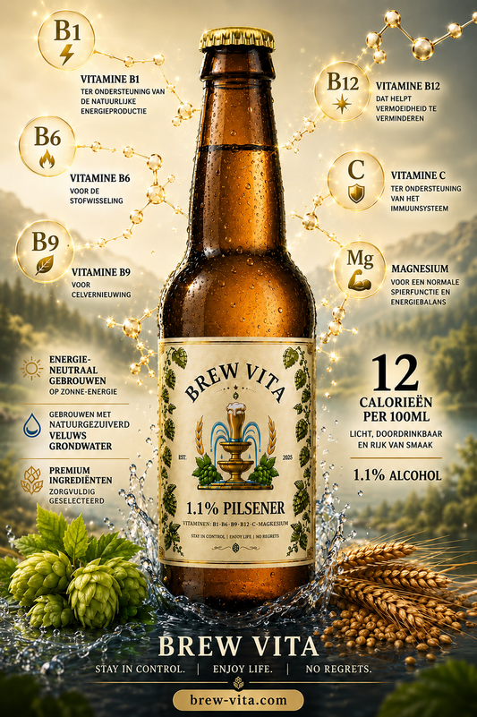 Brew Vita's 1.1% Vitamine Pilsener 12 Pack