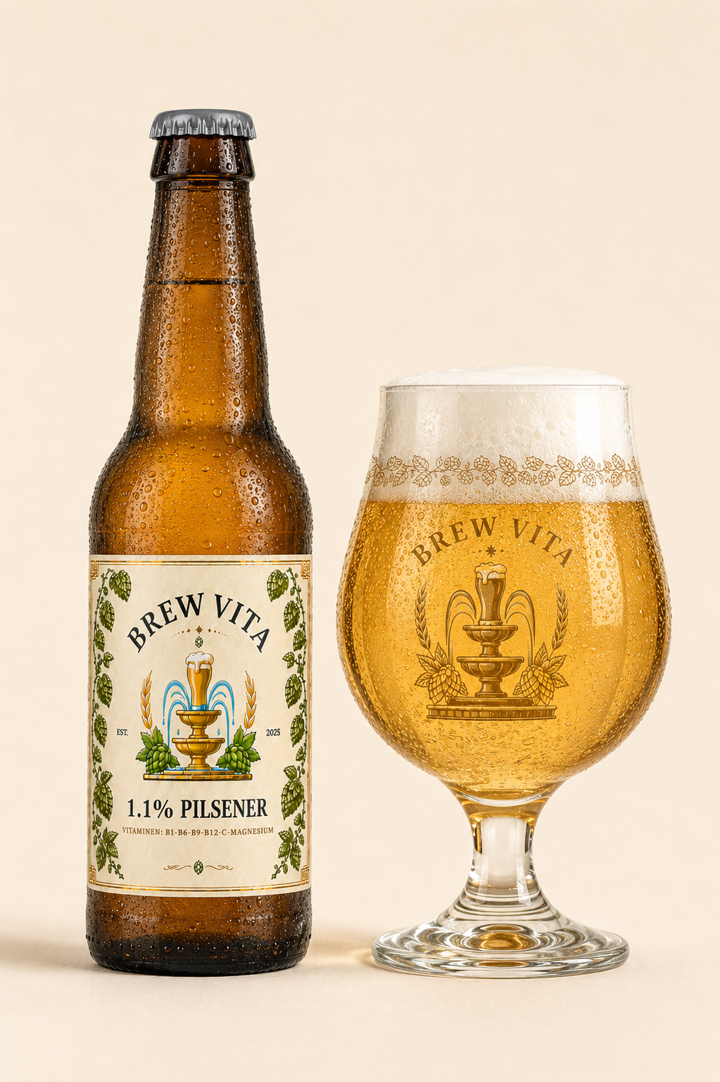 Brew Vita's 1.1% Vitamine Pilsener 12 Pack